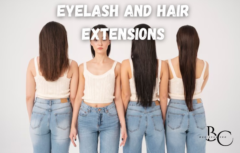 eyelash and hair extensions